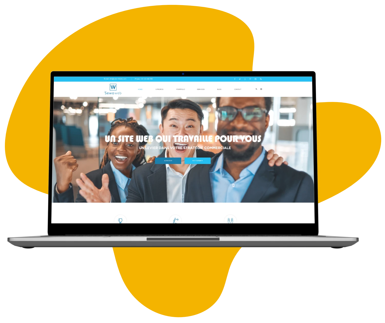 création de site web WordPress pour entrepreneurs les Ulis